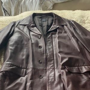 Hugo boss beautiful leather coat